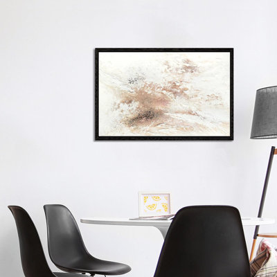 Rose Gold Snow - Print on Canvas