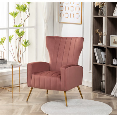 Ceijay Velvet Armchair