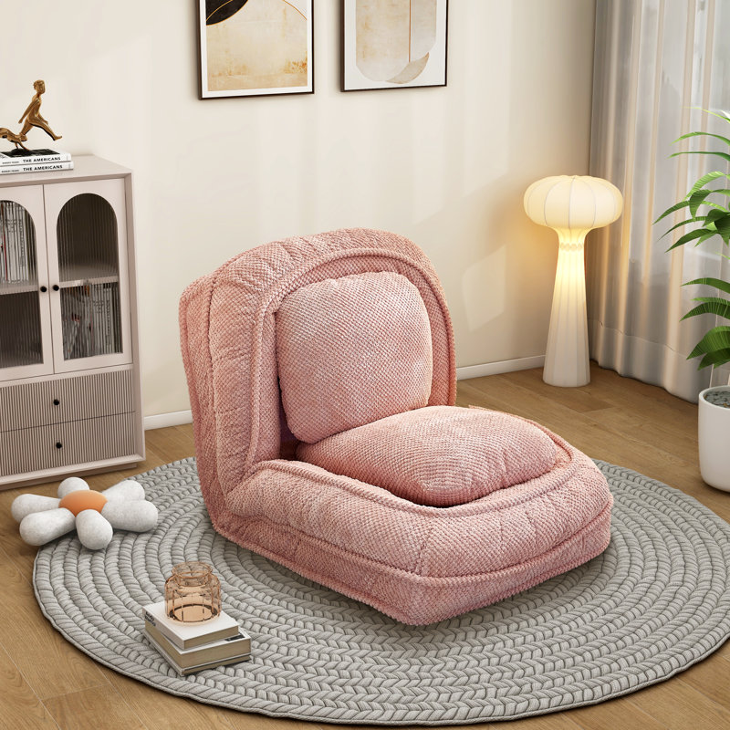 Chaise longue à housse Northwoods, Polyester rose