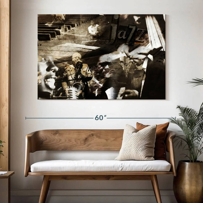 Abarca Collage Jazz, 34" H x 51" W