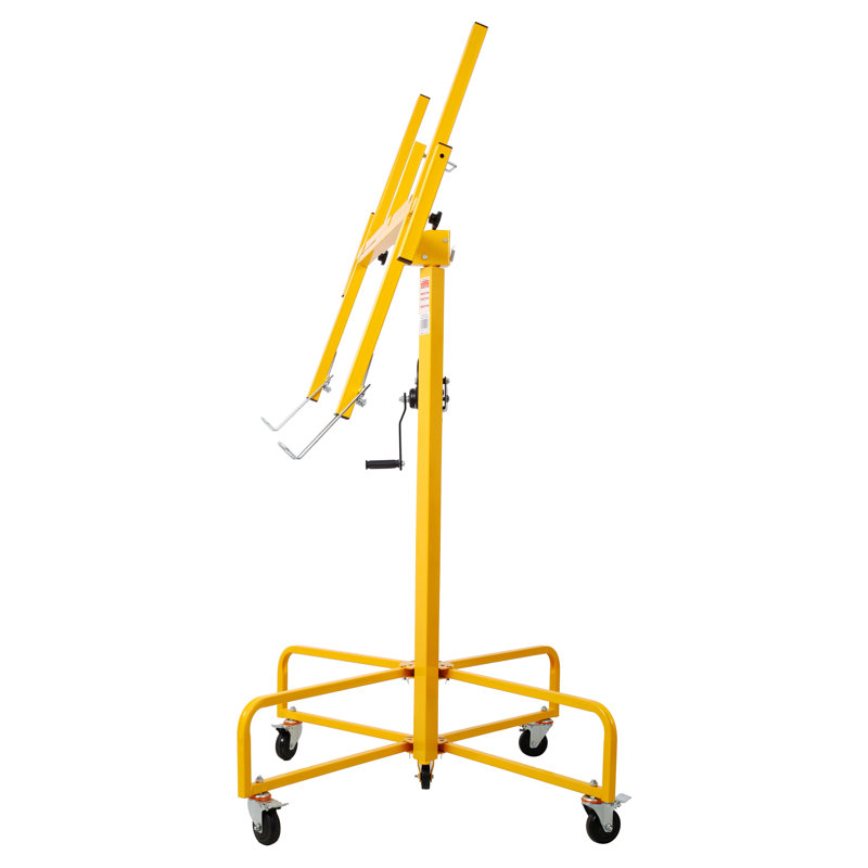 Palan à panneau de levage en acier 13 pi avec assemblage sans outil, jaune