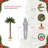 Faux Palm Tree in Freestanding-363575099