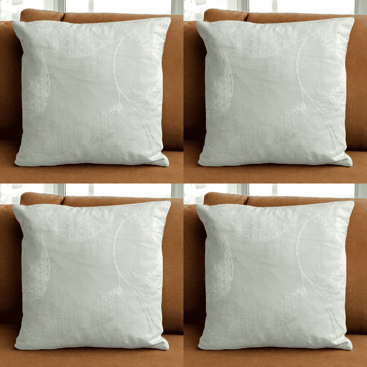 Rosmundo Floral Cream Square Cushion Cover
