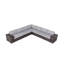 Ensemble de canapé modulaire d'extérieur en rotin 9 pièces avec coussins