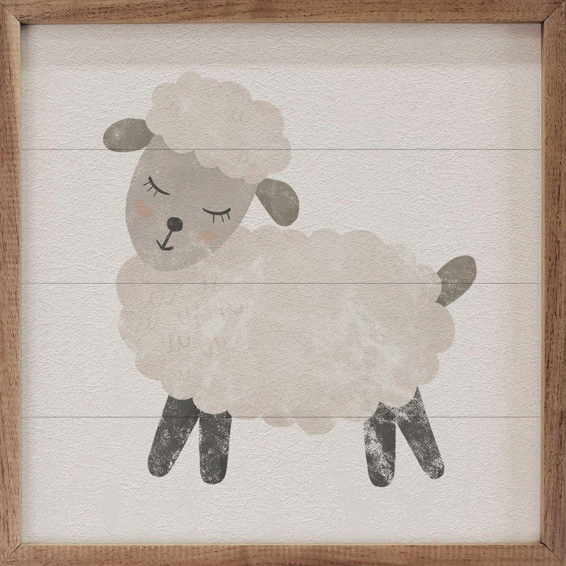 Farmland Sheep - blanc, H 12 po x l 12 po