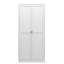 Unité de rangement pour garde-manger de 61 po en métal blanc, 4 tablettes réglables, 110 lb par tablette, outil à installer, facile à nettoyer, peu encombrant dans les armoires de cuisine, capacité de 110 lb, robuste, assemblage de 30 minutes, ventilé