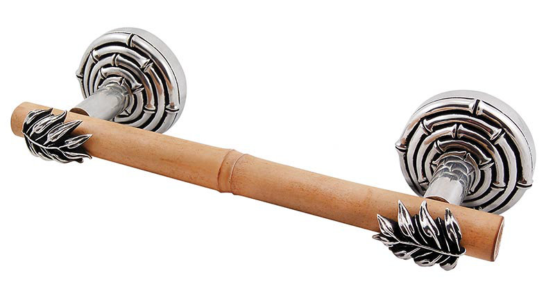 Palmaria Towel Bar, Antique Silver, 2.63" H x 32.63" W x 2.63" D