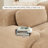 Anwen 3-Piece Modular Corduroy Sectional, 32D High-Resilience Sponge Sofa For Living Room-559417859