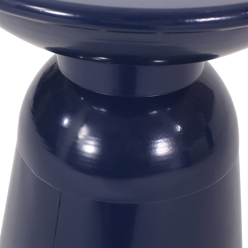 Metal S/2 End Table, Navy Blue