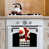 Red Reindeer Santa Graphic
