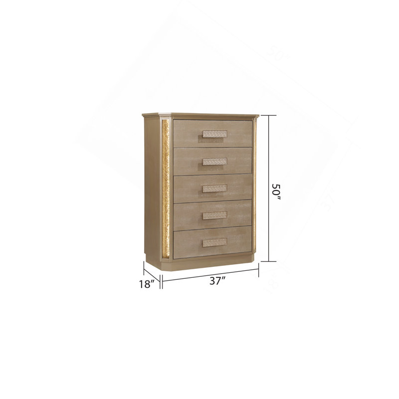 Commode Medusa en bois doré