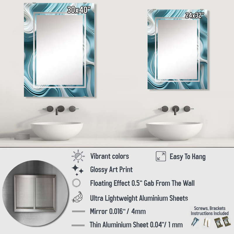 Miroir Candia, 40 po x 30 po