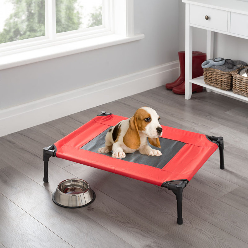 Bertram Polyester Pet Bed, Red, 76cm L x 61cm W