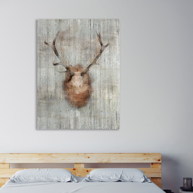 Antlers 2 by Kimberly Allen - Wrapped Canvas Print, 51cm H x 38cm W x 4cm D