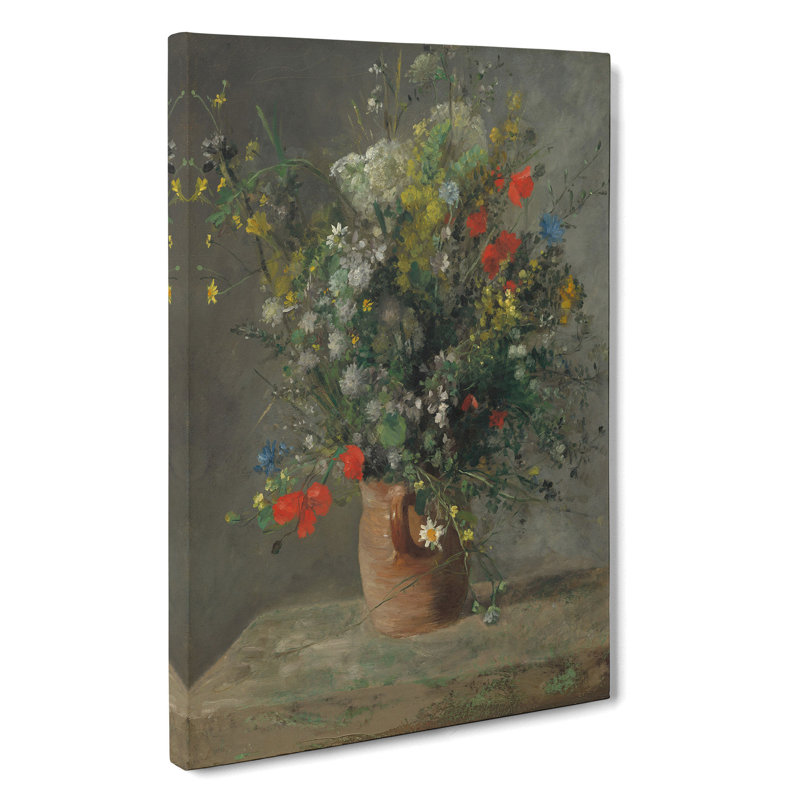 Bouquet Of Flowers Vol.2 by Pierre-Auguste Renoir - Wrapped Canvas Painting, 60cm H x 40cm W x 3cm D