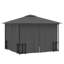 Aleska 3m x 3m Powder-Coated Steel Patio Gazebo-1548962123