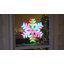 Silhouette de fenêtre de Noël 15 po