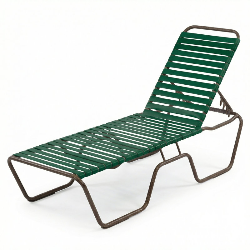 Chaise sans accoudoirs, Sherwood Green Strap / Greco