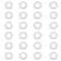 6" Slim Recessed LED with Night Light (Set of 24), 12W, 5CCT Selectable, Triac Dimmable