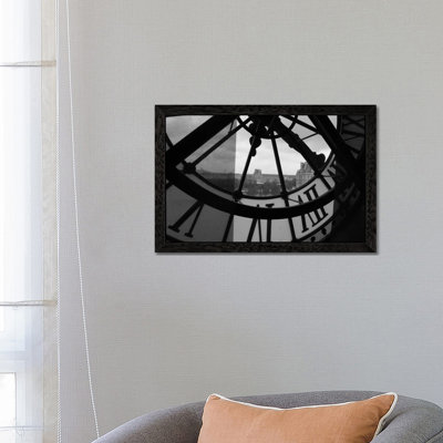 Clock Tower In Paris - Print on Canvas