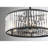 Peysley 23" 6-Light Fandelier in Matte Black with Remote Control-690610004