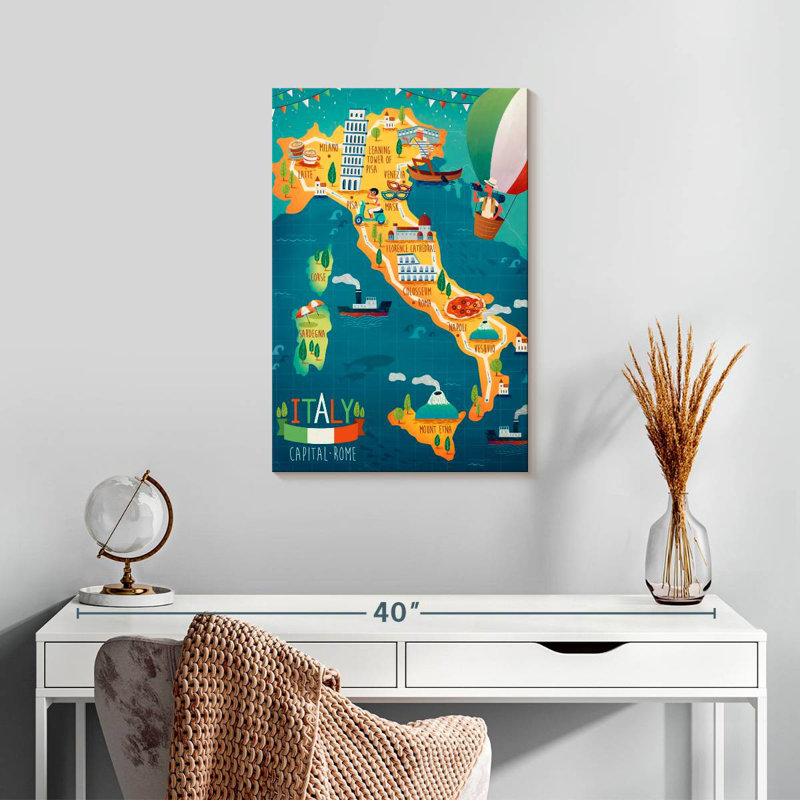 Carte de Aliaz, H 24 po x l 16 po