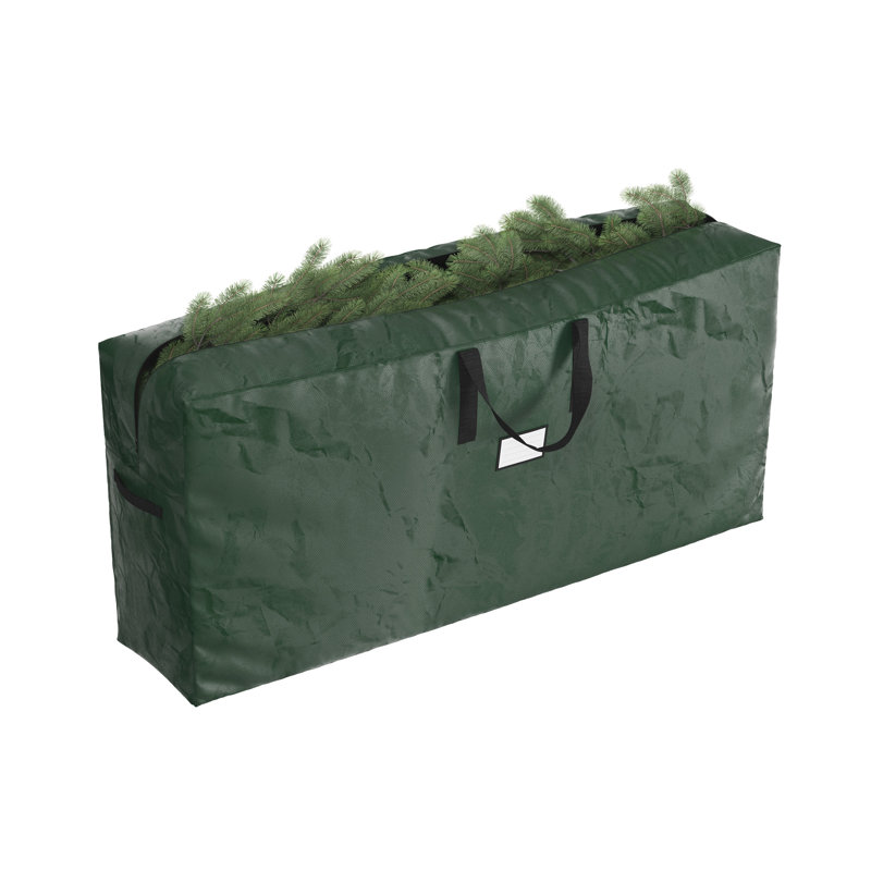 Sac de rangement pour arbre de Noël avec poignées renforcées , Vert, H 30 po x l 65 po x P 15 po