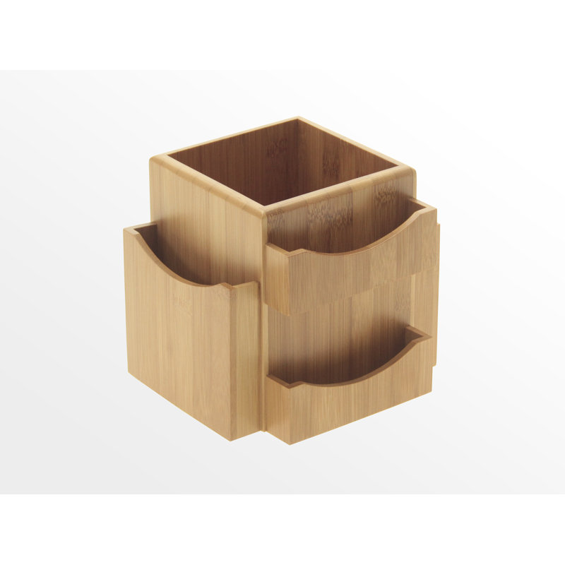 Amya Wood Pen Holder