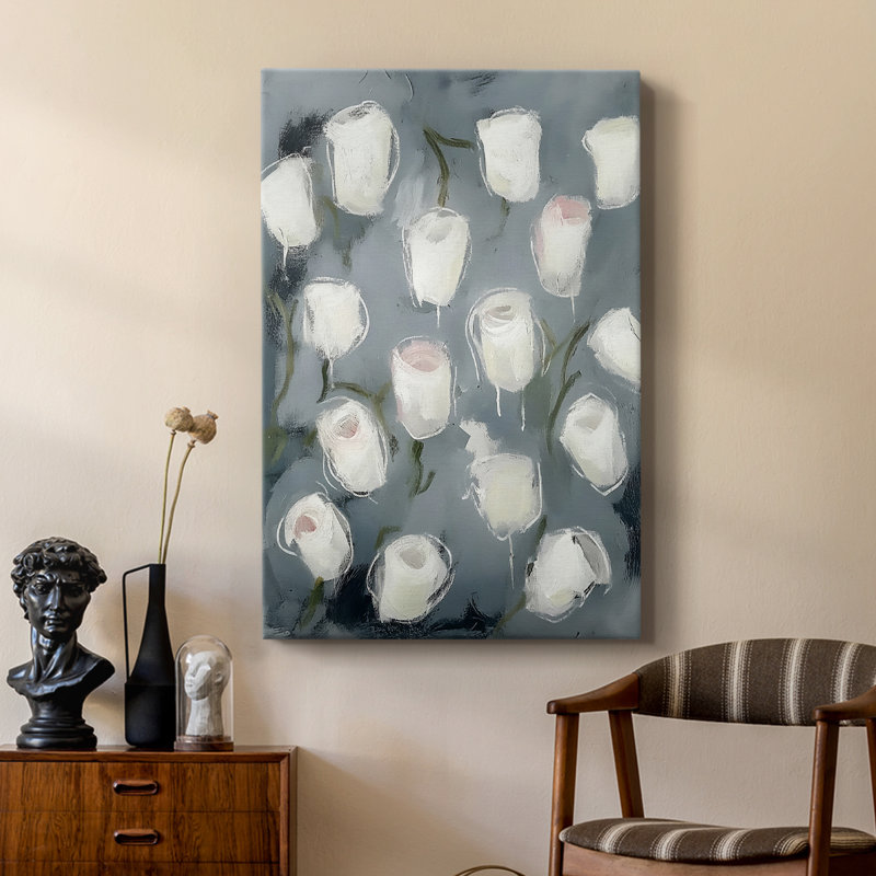 FLORAL Series DCXC III - Gallery Cavas, H 18 po x l 12 po