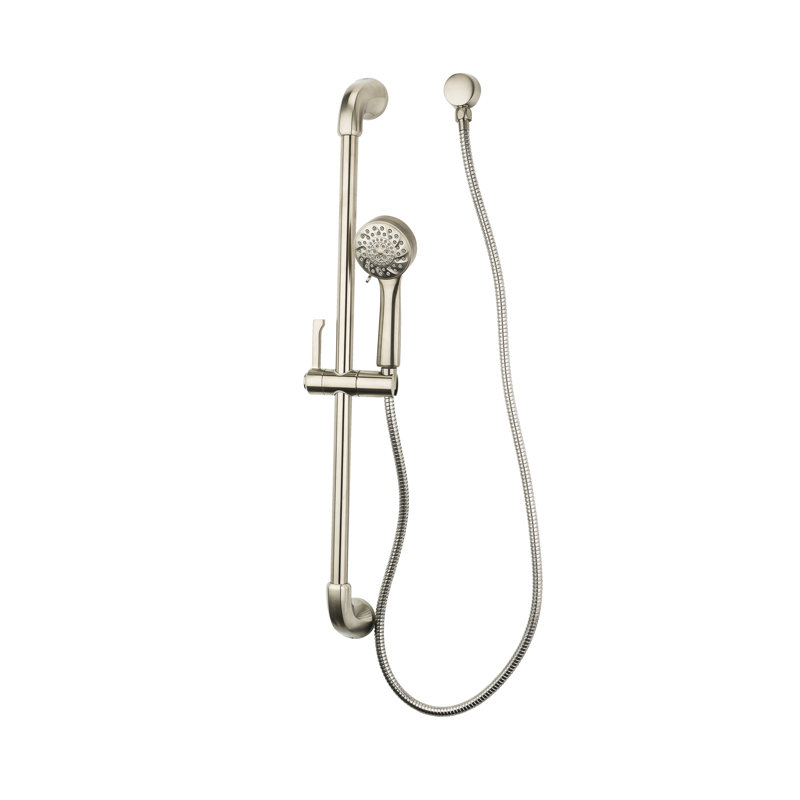 Arterra Single Function Slide Bar Pressure-Balanced Shower Faucet, Brushed Nickel