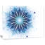 «Fractal Flower Light Blue Digital Art», impression-35062271-35062274