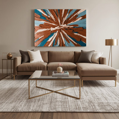Neo Expressionism 74 Brown Canvas Wall Art