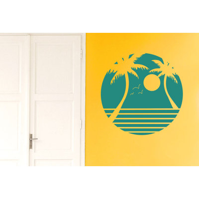Nautical & Beach Non-Wall Damaging Wall Decal