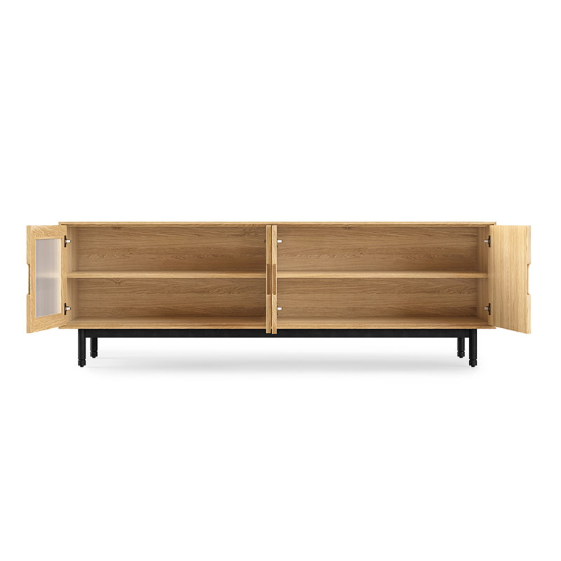 Munro Credenza Walnut, White Oak