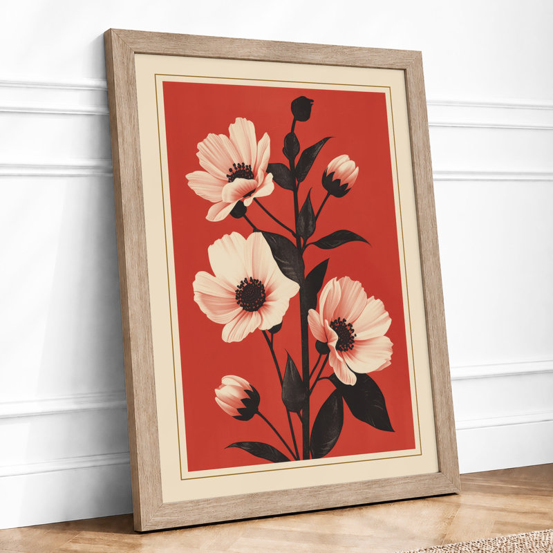 Bloom Botanical - Framed Print, A1 - 84.1 x 59.4 cm, Oak