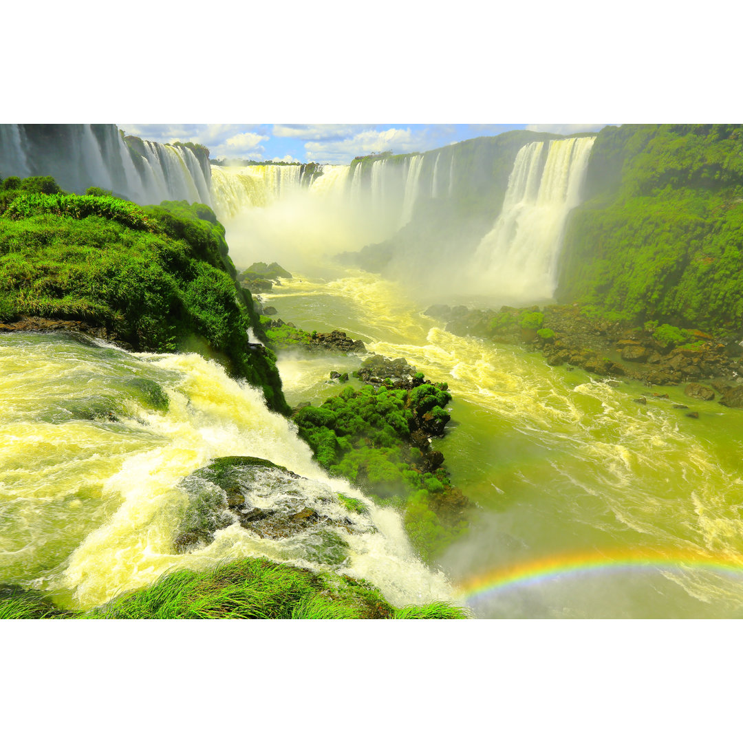 Leinwandbild Iguacu Falls von Agustavop