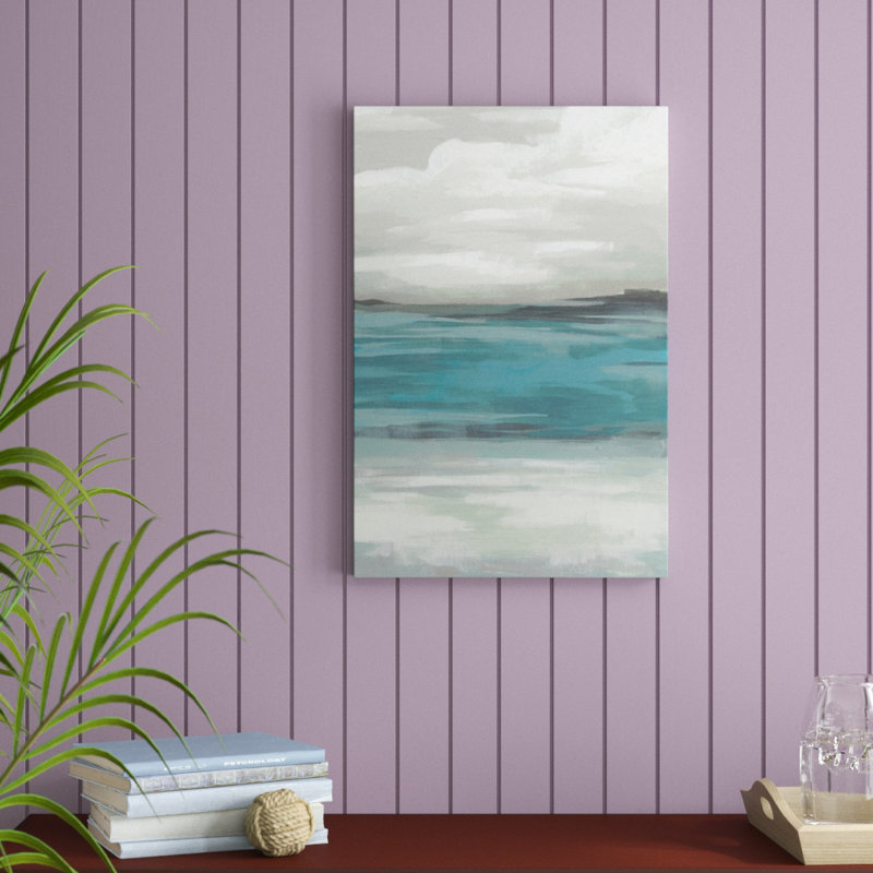 «Storm Front I», peinture sur toile, H 30 po x l 20 po