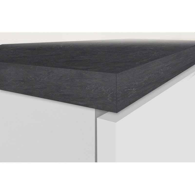 Pameal 164.5cm Kitchen Pantry, Gray/White