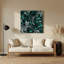 «Abstract Florals 79», art mural en métal bleu-754835398