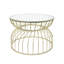 Ensemble de tables d'appoint rondes en métal