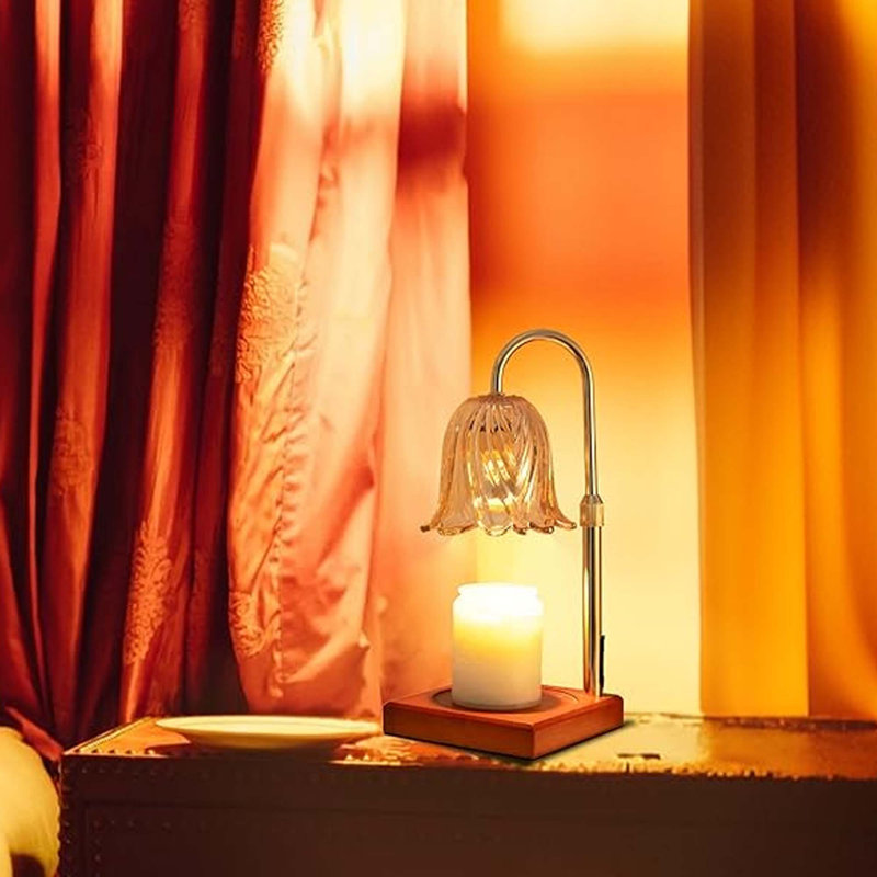 Dimmable Candle Warmer With Timer For Jar, Wax Melt Heater, 2 Bulbs, Birthday, Mom & Housewarming Gift