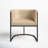 Virgil Faux Leather Upholstered Arm Chair-165024545