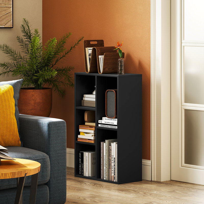80cm H x 50cm W Cube Bookcase, Black