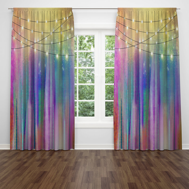 Semi Sheer Curtain Pair, 20" x 52"