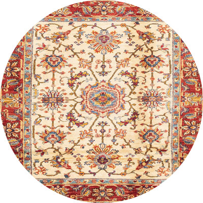Tapis décoratif multicolore à motif abstrait
