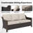 Premium Outdoor Patio Rattan Three-person Sofa-589614008