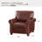 Carowyn Faux Leather Armchair-1006408022