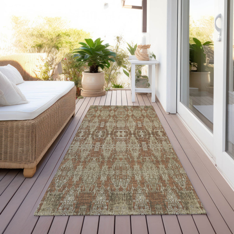 Jurnee Moroccan Indoor / Outdoor Rug, Runner 2'3" x 7'6"