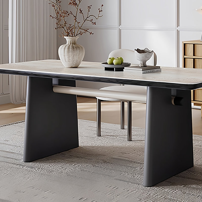 High-end antique style dining table, 29.5"H x 70.8"L x 31.4"W