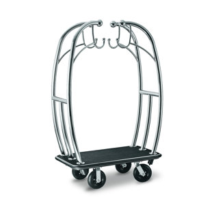 Deluxe 71.5'' H x 48'' W Utility Cart with Wheels